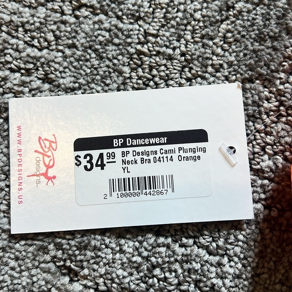 NWT BP Designs Cami Plunging Neck Bra - Picture 3 of 5